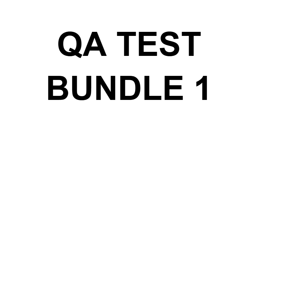 QA Test Bundle 1