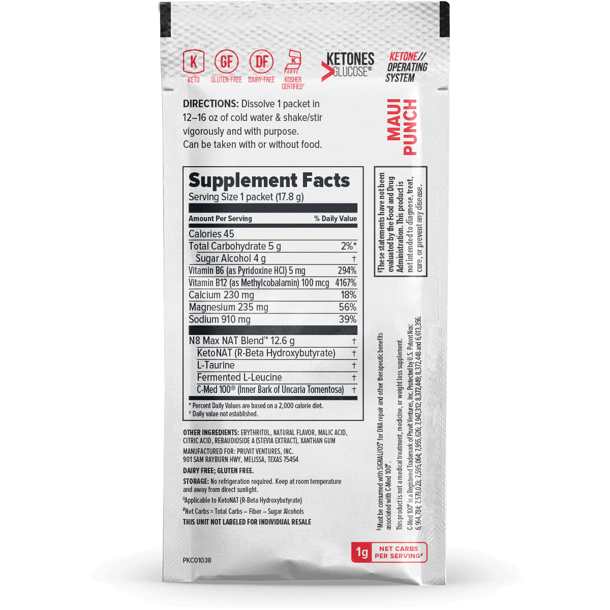 KETO//OS NAT® Maui Punch