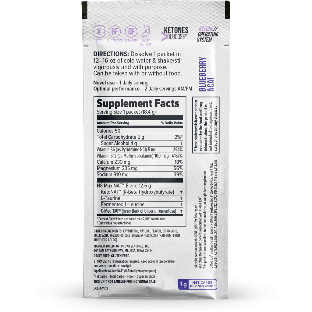 KETO//OS NAT® Blueberry Acai