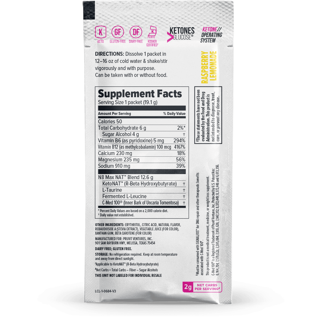 KETO//OS NAT® Raspberry Lemonade