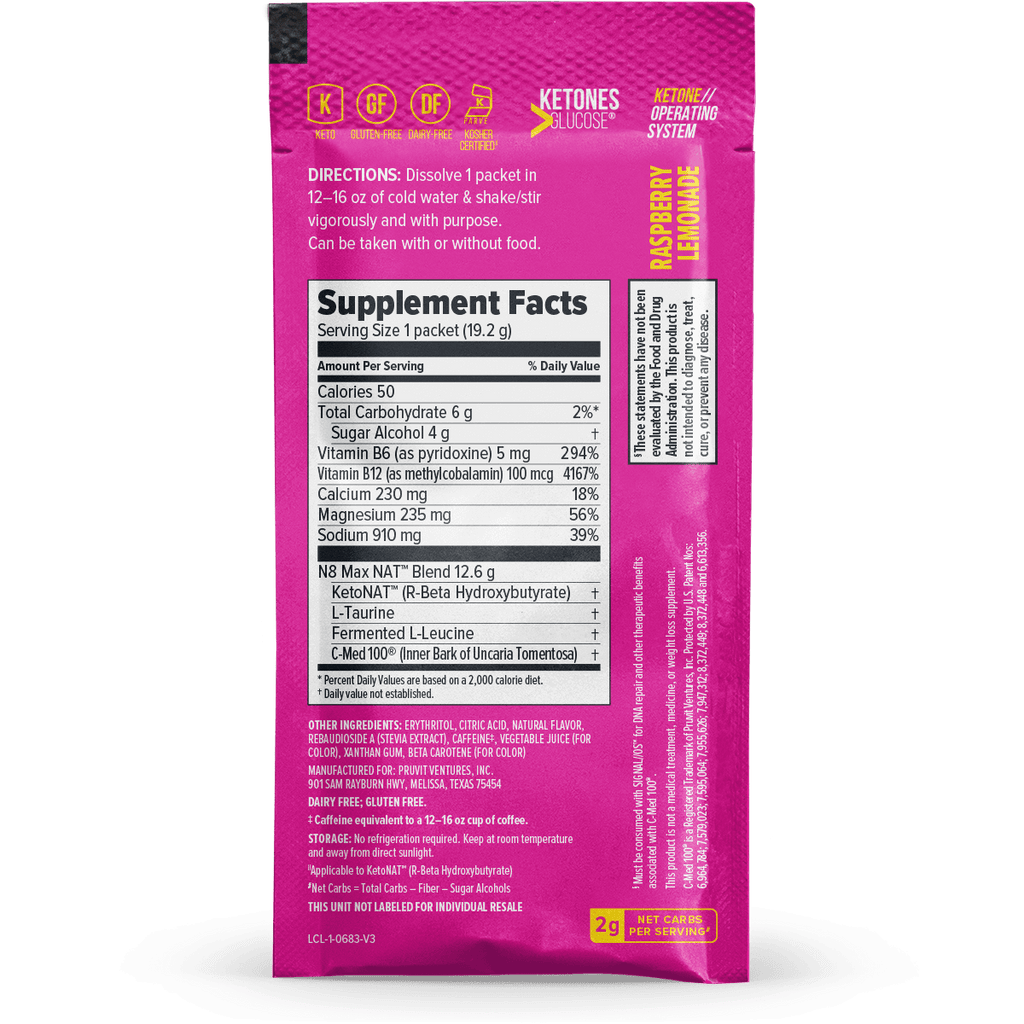 KETO//OS NAT® Raspberry Lemonade